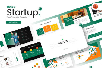 Start Up Thesis PowerPoint Template